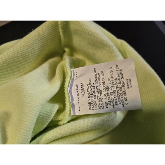 Under Armour Women's Yellow Loose Fit Short Sleeve Sweatshirt Size Medium - Picture 3 of 6